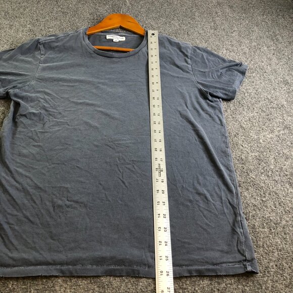 Alex Lehr Tshirt Mens Medium Blue Short Sleeve Cotton Hampton Wash Comfort - Picture 5 of 10